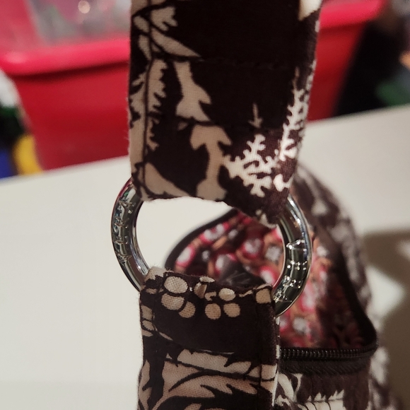 Vera Bradley Brown and White Quilted Bag - Picture 11 of 16